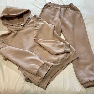 Comfrt Dusty Pink Cozy Hoodie & Jogger Set